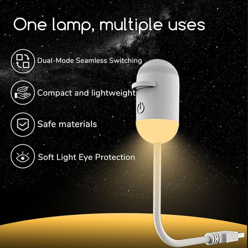2-in-1 Galaxy Projector Lamp – Transform Your Room into a Starry Dream