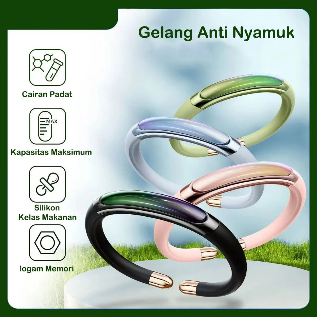 Quick & Strong Plant-Derived Mosquito Repellent  Bracelet