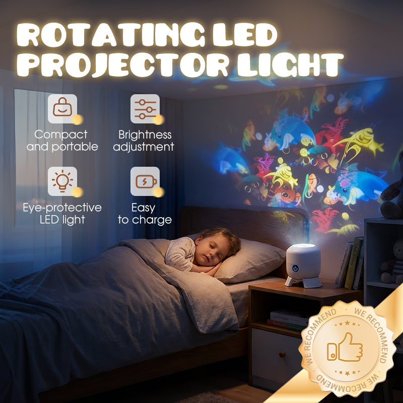 ✨Today: 60% OFF!🔥Dynamic Rotating LED Projector Light